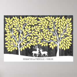 Poster Cervo - Alternativa de Livro de Visitas com 250 As