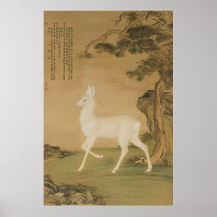 Poster Cervo Favorável Arte Fina