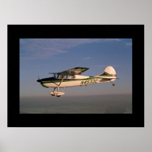 Pôster Cessna 170, 1953, Sonoma, aviação de CA_Classic