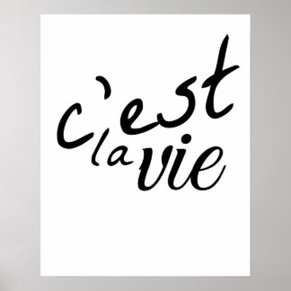 Pôster C'est La Vie