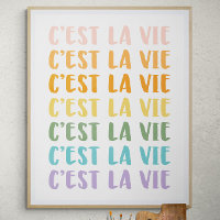 C'est La Vie | Dizendo Francês | Texto Arco-Íris P