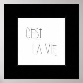 Pôster C'est La Vie - Essa é a vida - Francês