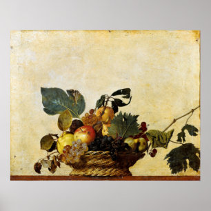 Poster Cesta com Fruta, Caravaggio
