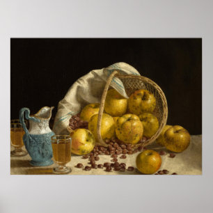 Poster Cesta de Fruta, 1857, por John Francis