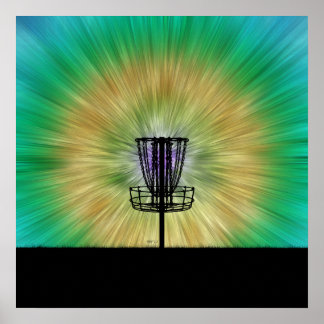 Pôster Cesta de Golfe de Disco Secundário