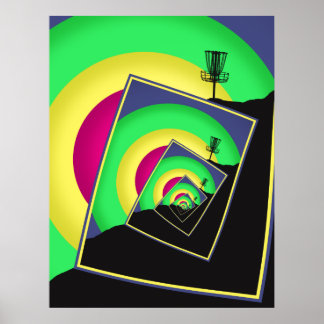 Poster Cestos de Golf de Disco giratório 5