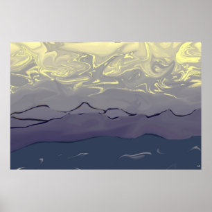 Poster Céu abstrato