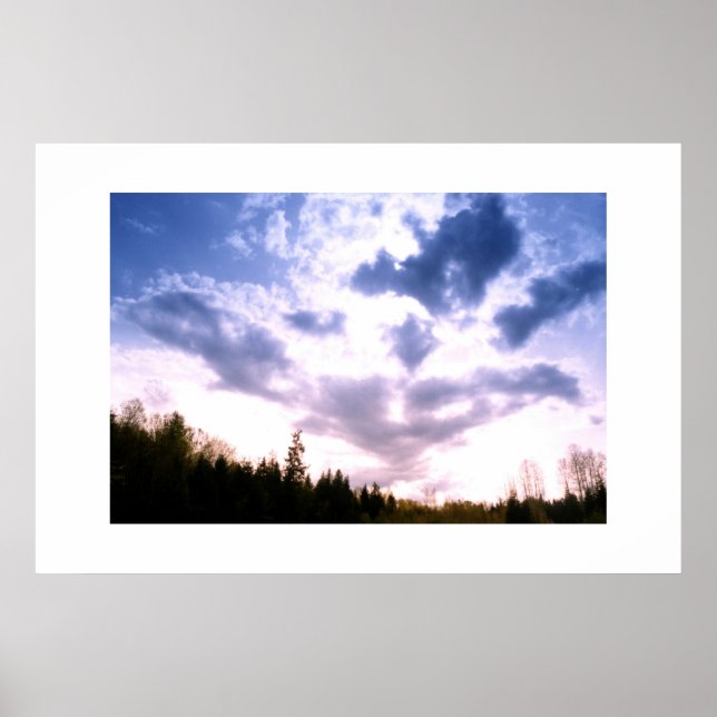 Pôster Céu azul (Frente)