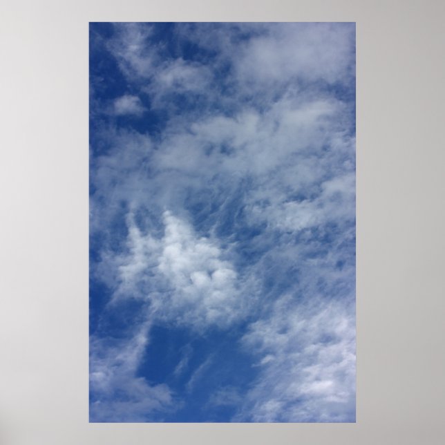Poster Céu azul. (Frente)