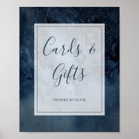 Céu Celestial Com Placas Emolduradas e Sinal de Pr