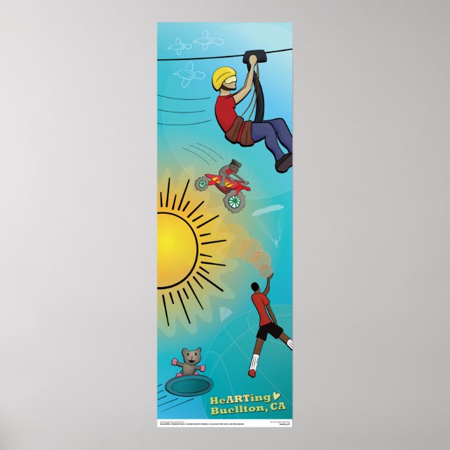 Poster - Céu desportivo (Frente)