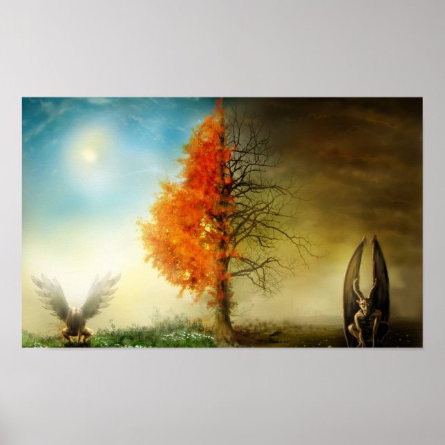 Pôster Céu e Inferno (Frente)