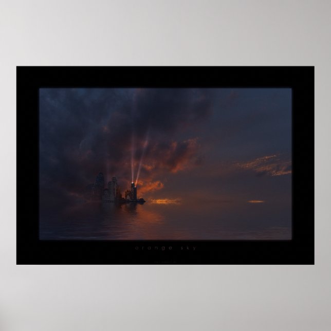 Poster céu laranja (Frente)