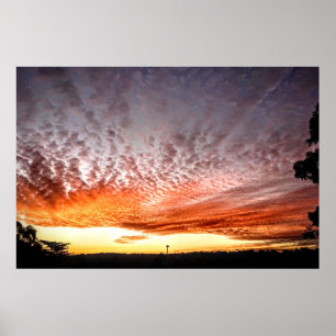 Poster Céu Laranja