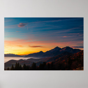 Poster Céu mágico sobre Storžič