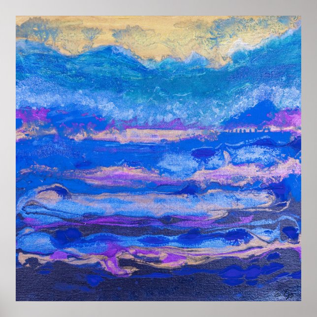 Poster Céu ouro (Frente)