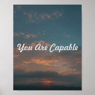 Poster Céu sunset