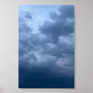 Poster Céu tempestuoso e sombrio, fotografia dramática de