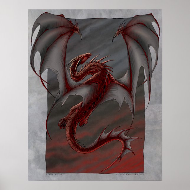 Poster Céu Vermelho (Frente)