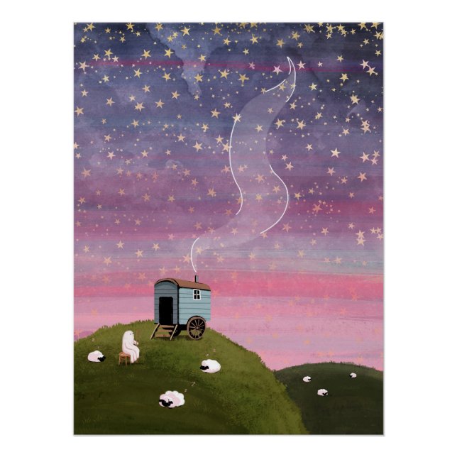 Pôster Céu Vermelho (Frente)