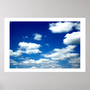 Poster Céus azuis