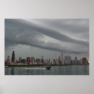Pôster Céus turbulentos sobre Chicago