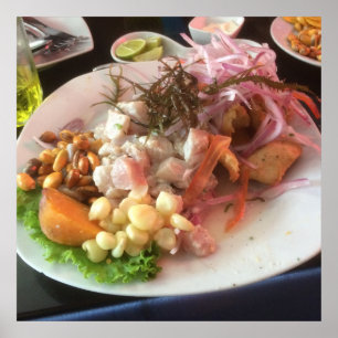 Poster Ceviche em Pedritos