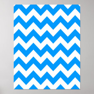 Pôster Cevon Azul Claro Negrito