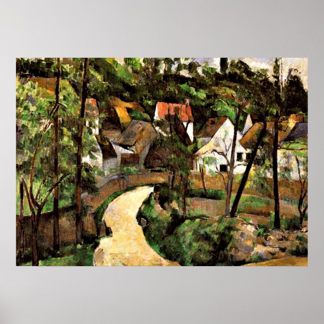 Pôster Cezanne - A Turn in the Road (Frente)