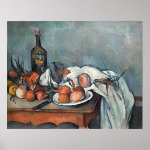Poster Cézanne - A Vida Continua Com Cebolas
