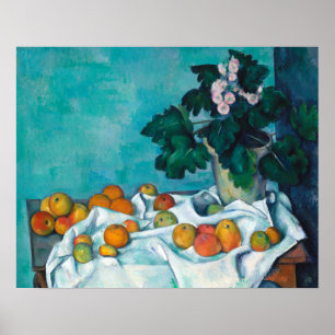 Poster Cezanne Apos impressionismo, Flores de Vida Estáti