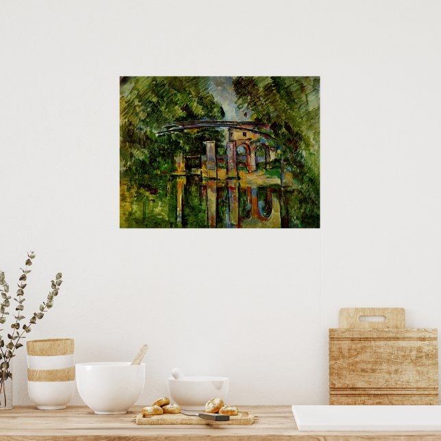 Poster Cezanne - Aqueduto e Bloqueio (Cozinha)