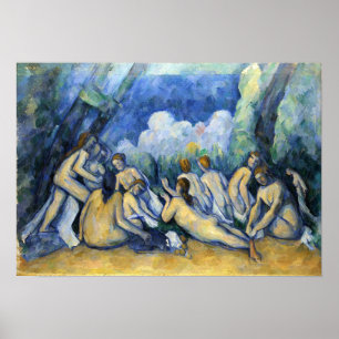 Poster Cézanne - Bathers