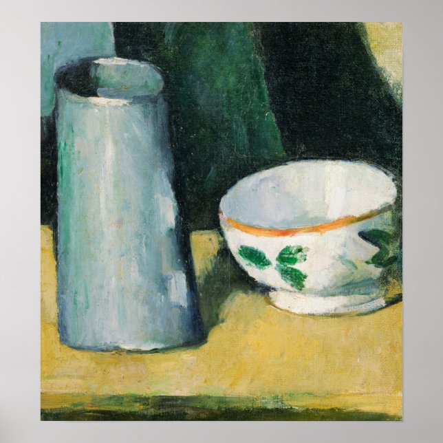 Poster Cézanne - Boliche E Leite-Jug (Frente)