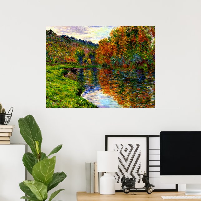 Poster Cezanne - Braço do Jeufosse (Escritório em casa)