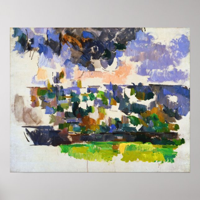 Poster Cézanne - Jardim Em Les Lauves (Frente)