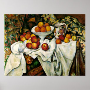 Poster Cezanne - Maçãs e Laranjas