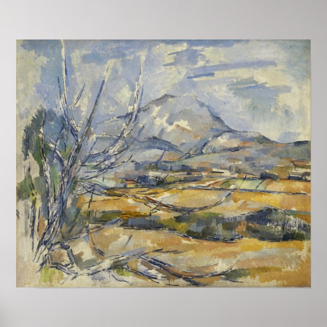 Poster Cézanne - Montagne Sainte-Victoire (Frente)