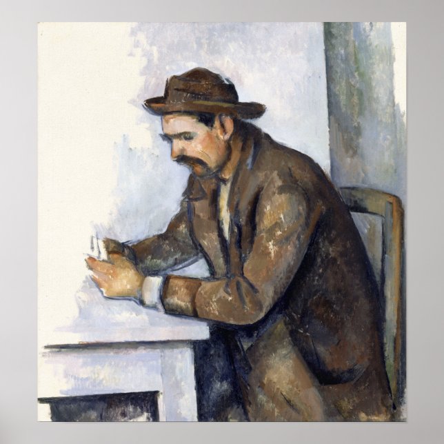 Poster Cézanne - O Cardplayer (Frente)