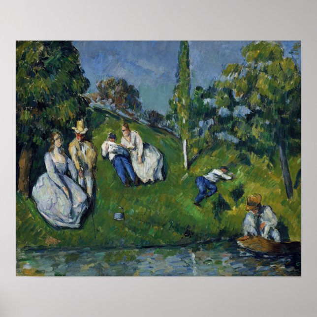 Poster Cézanne - O Pond (Frente)
