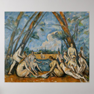 Poster Cézanne - Os Grandes Banhistas