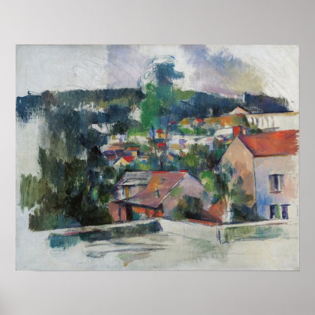 Poster Cézanne - Paisagem (Frente)