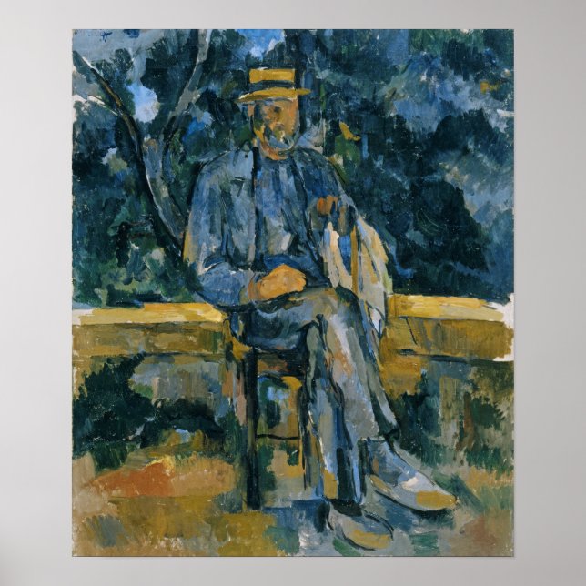 Poster Cézanne - Retrato de Camponês (Frente)