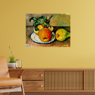 Poster Cezanne - Vida Estática com Maçãs e Peras
