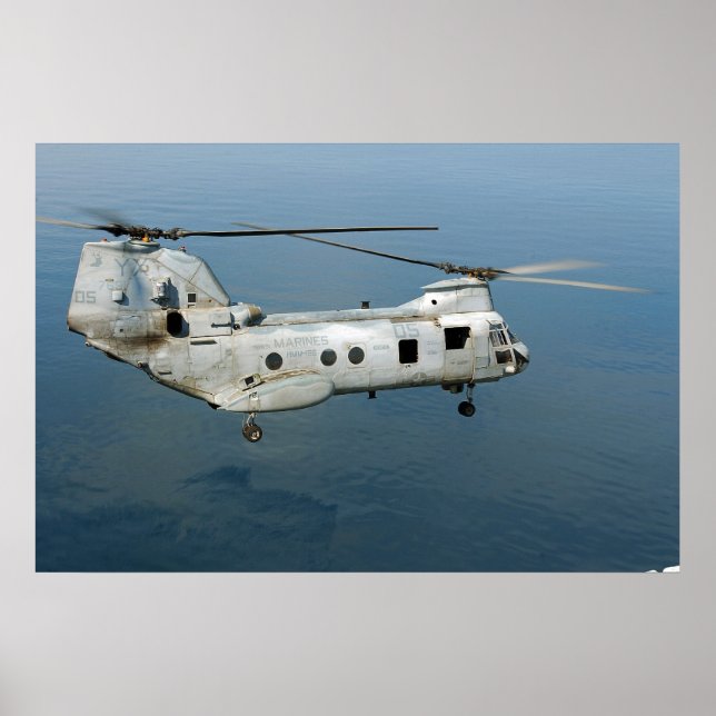 Poster CH-46 Sea Knight (Frente)