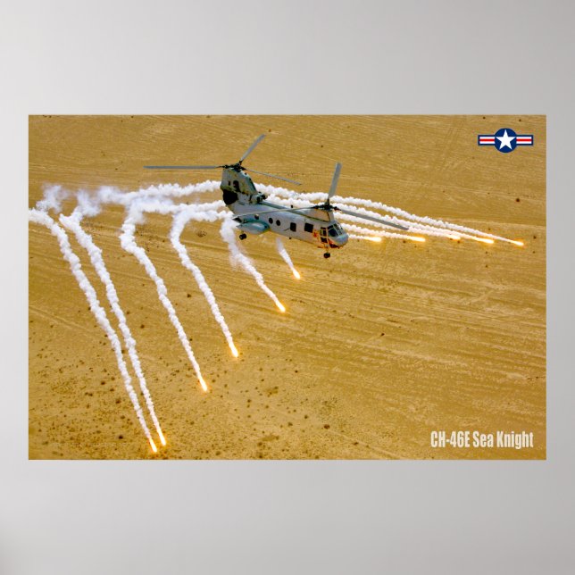 POSTER CH-46E SEA KNIGHT (Frente)