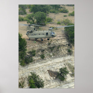 Poster CH-47 Chinook Helicóptero