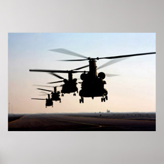 Pôster CH-47 Chinooks