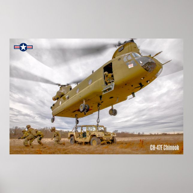POSTER CH-47F CHINOOK (Frente)