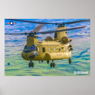 POSTER CH-47F CHINOOK